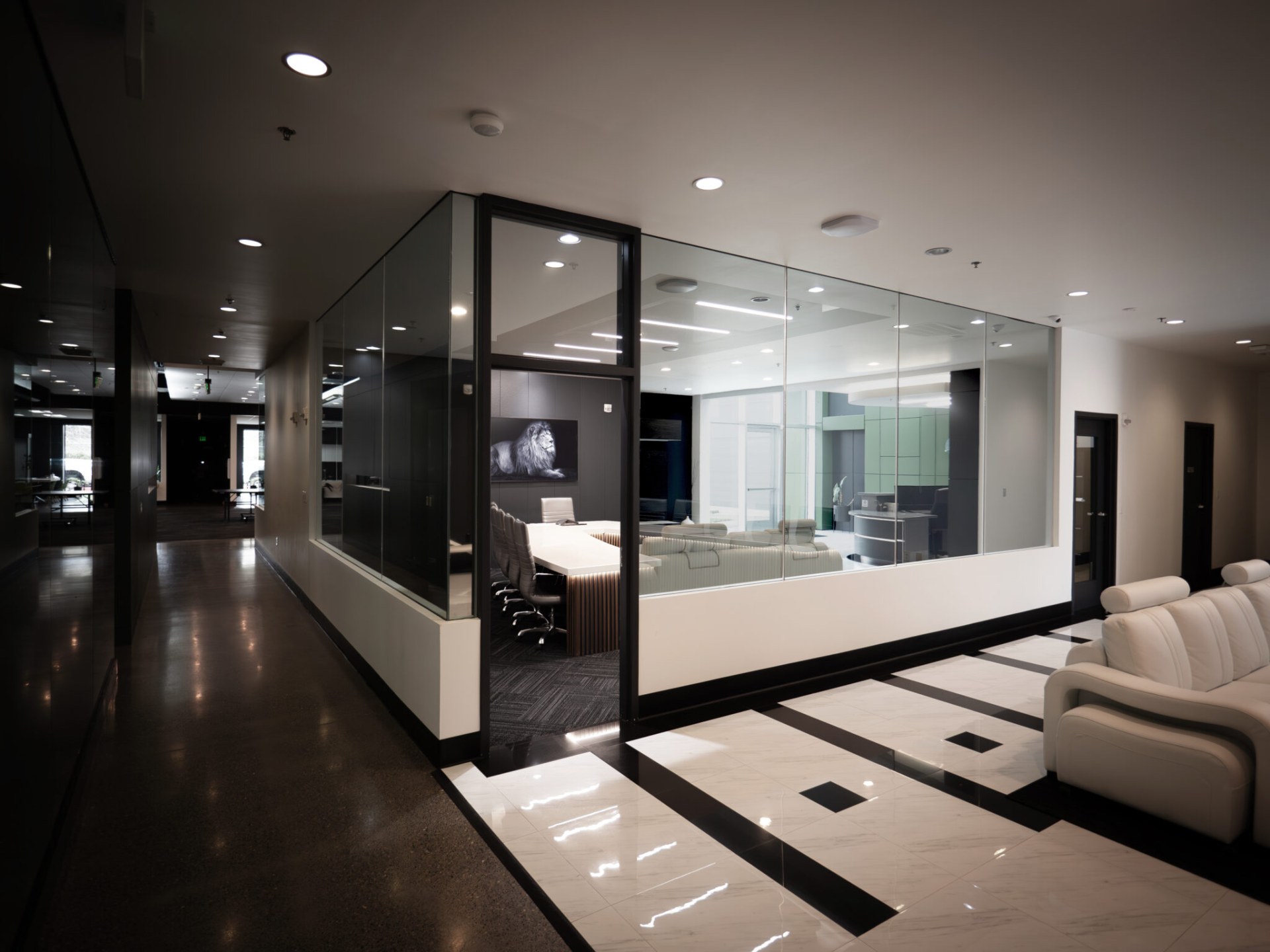 Commercial interior build-out by Modern Northwest